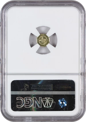 image for: 1854 Cal. Gold 25c NGC MS64 (BG-105)