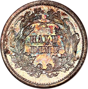 image for: 1865 H10c NGC Proof 65 (OH)