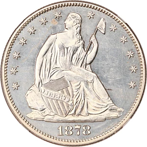 image for: 1878 50c NGC Proof 62