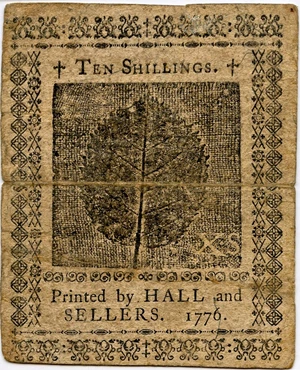 image for: FR. PA205 April 25, 1776 10s Pennsylvania Colonial Note PMG Very Fine 25