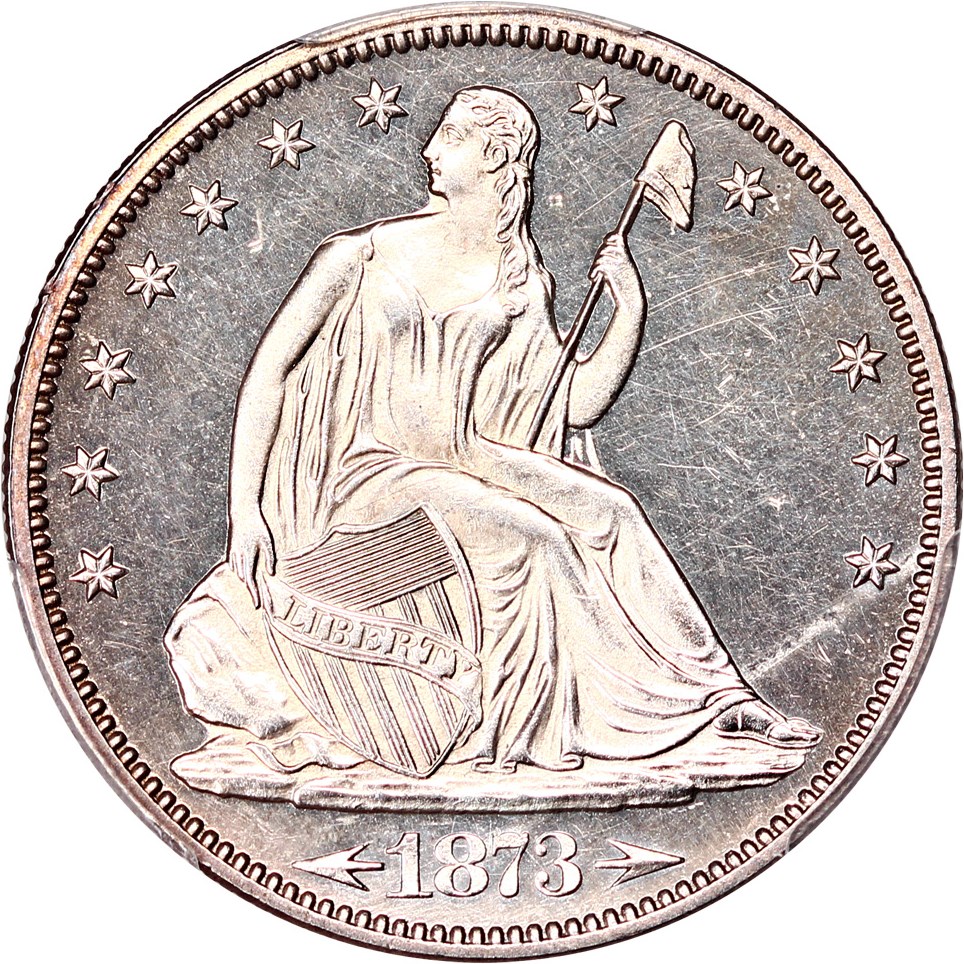 image for: 1873 50c PCGS Proof 64 (Arrows)