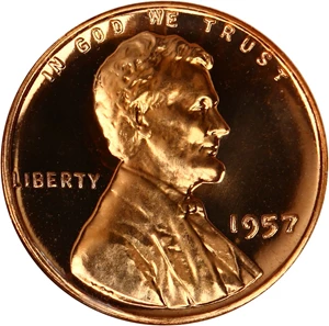 image for: 1957 1c NGC Proof 68 RD CAM