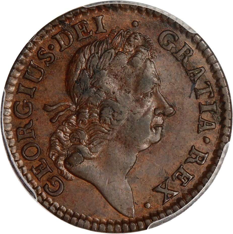 image for: 1724 Hibernia 1/2 P PCGS AU58