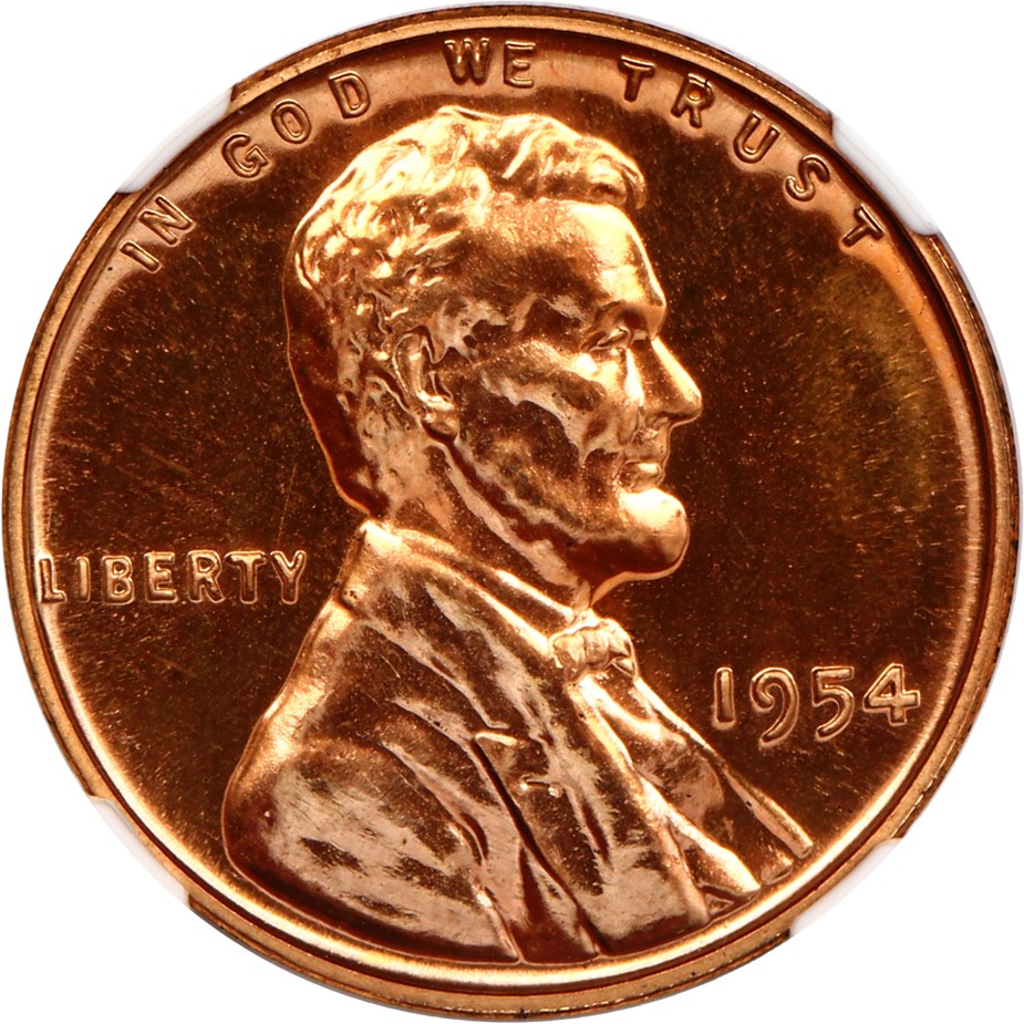 image for: 1954 1c NGC Proof 67 RD
