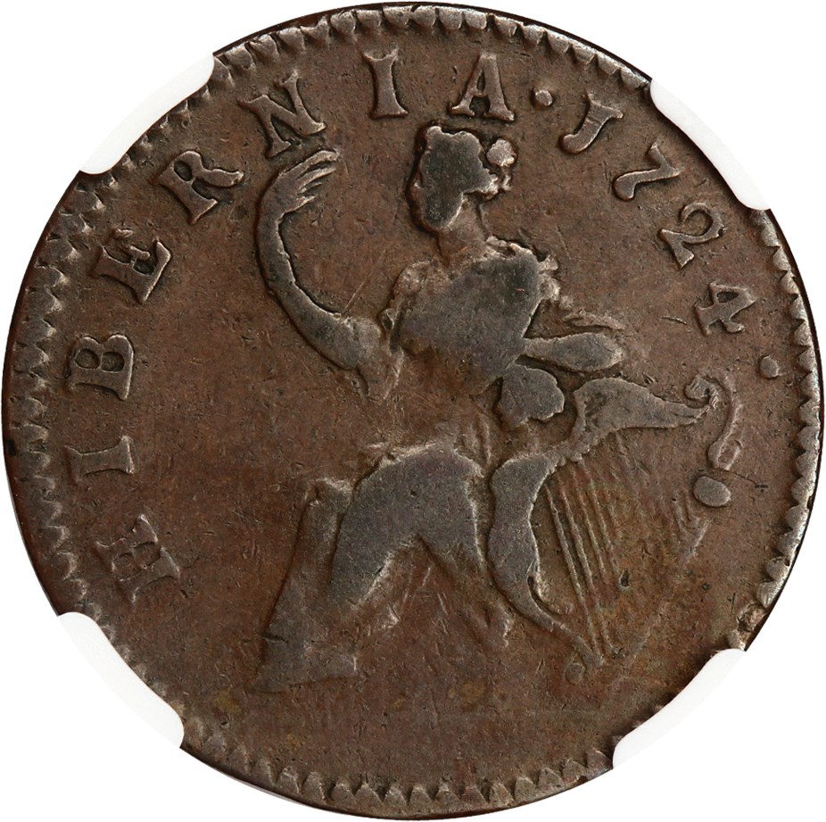 image for: 1724 Hibernia 1/2 P NGC F15 BN