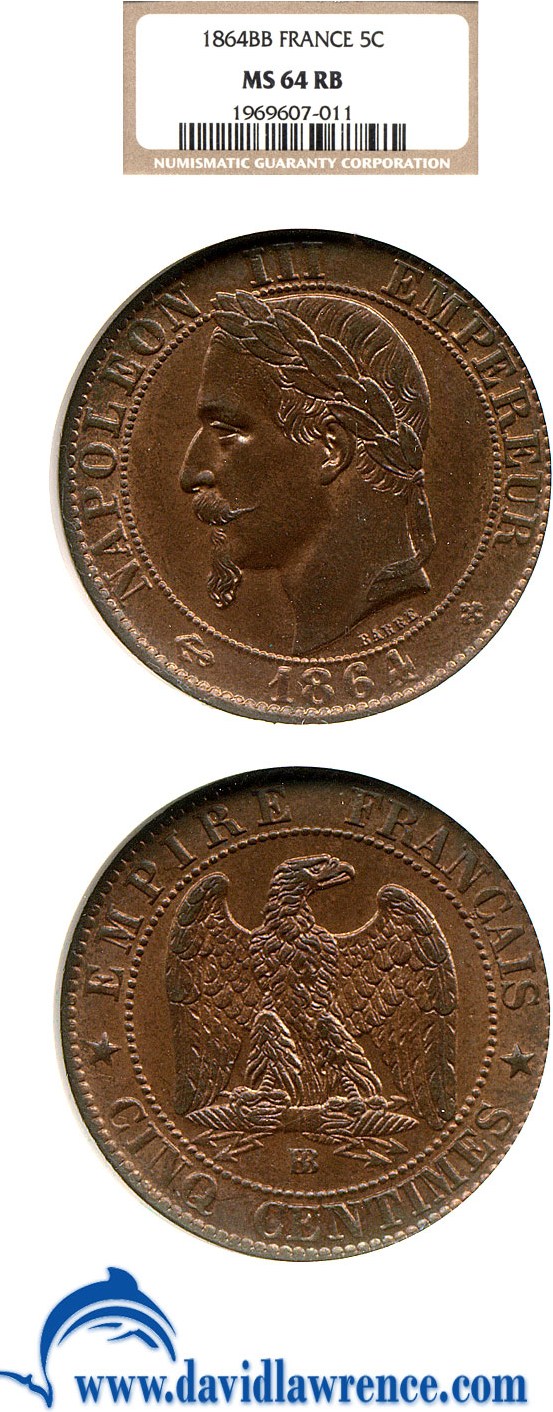 1864-BB    5c MS RB thumbnail 3