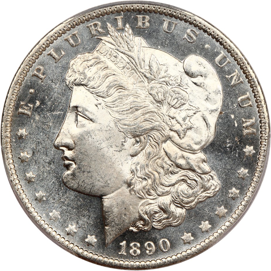 image for: 1890-O $1 PCGS MS64 PL