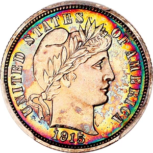 image for: 1915 10c PCGS/CAC Proof 65