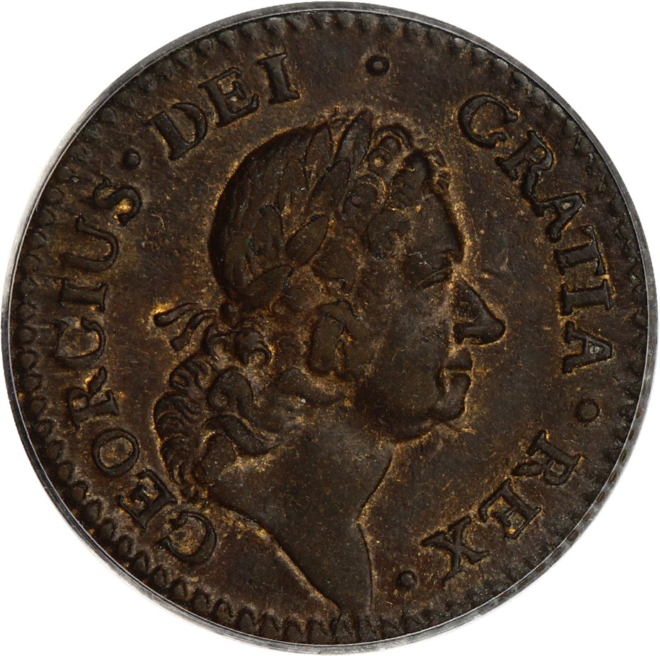 image for: 1722 Rosa Americana Penny PCGS/CAC AU55 (UTILE)