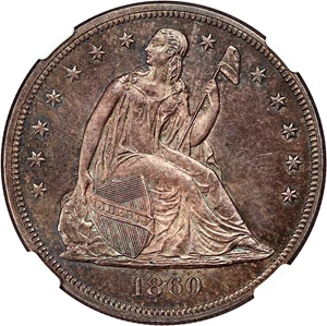 image for: 1860 $1 NGC/CAC Proof 64