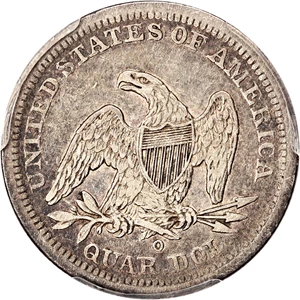 image for: 1843-O 25c PCGS VF35