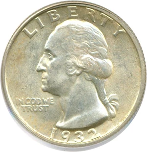 image for: 1932-S 25c PCGS MS64