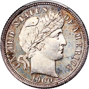 image for: 1900 10c PCGS/CAC Proof 65