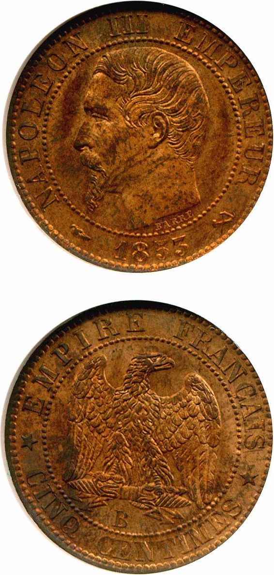 1853-B     5c MS RB (KM-777.2) thumbnail 9