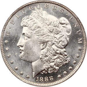 image for: 1888-O $1 NGC MS64 PL