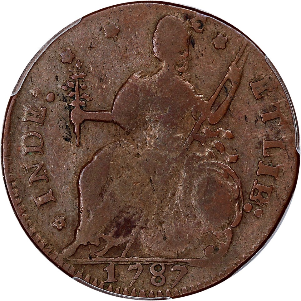 image for: 1787 Connecticut PCGS/CAC VF30 (Draped Bust Left)