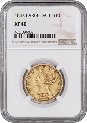 image for: 1842 $10 NGC XF40 (Large Date)