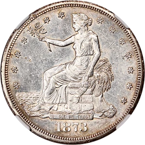 image for: 1873-S Trade$ NGC MS61