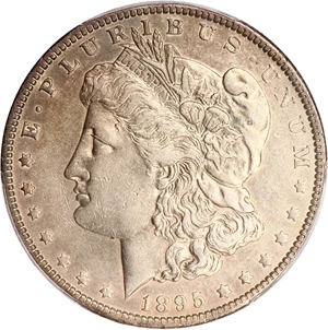 image for: 1895-O $1 PCGS XF Details (Cleaned)