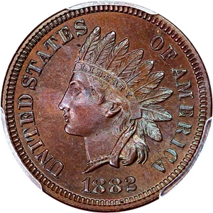 image for: 1882 1c PCGS Proof 65 BN