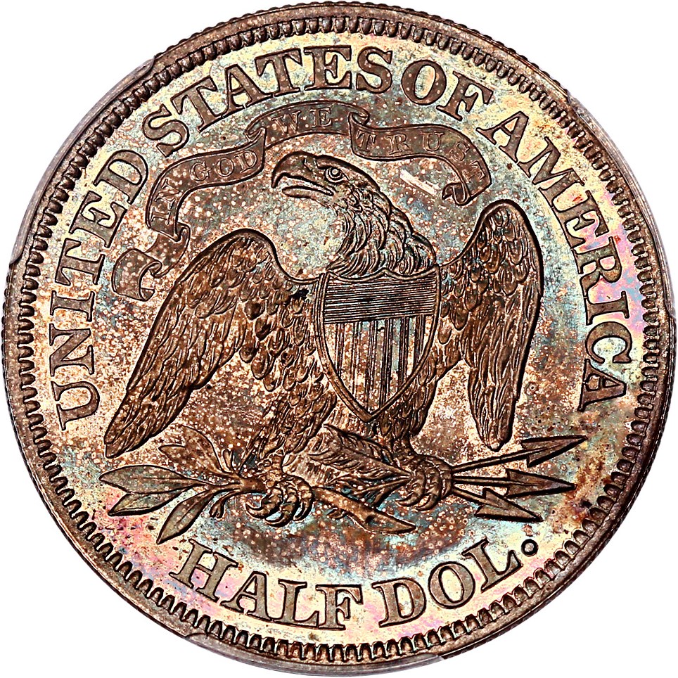 image for: 1865 Pattern 50c PCGS Proof 64 (J-429)