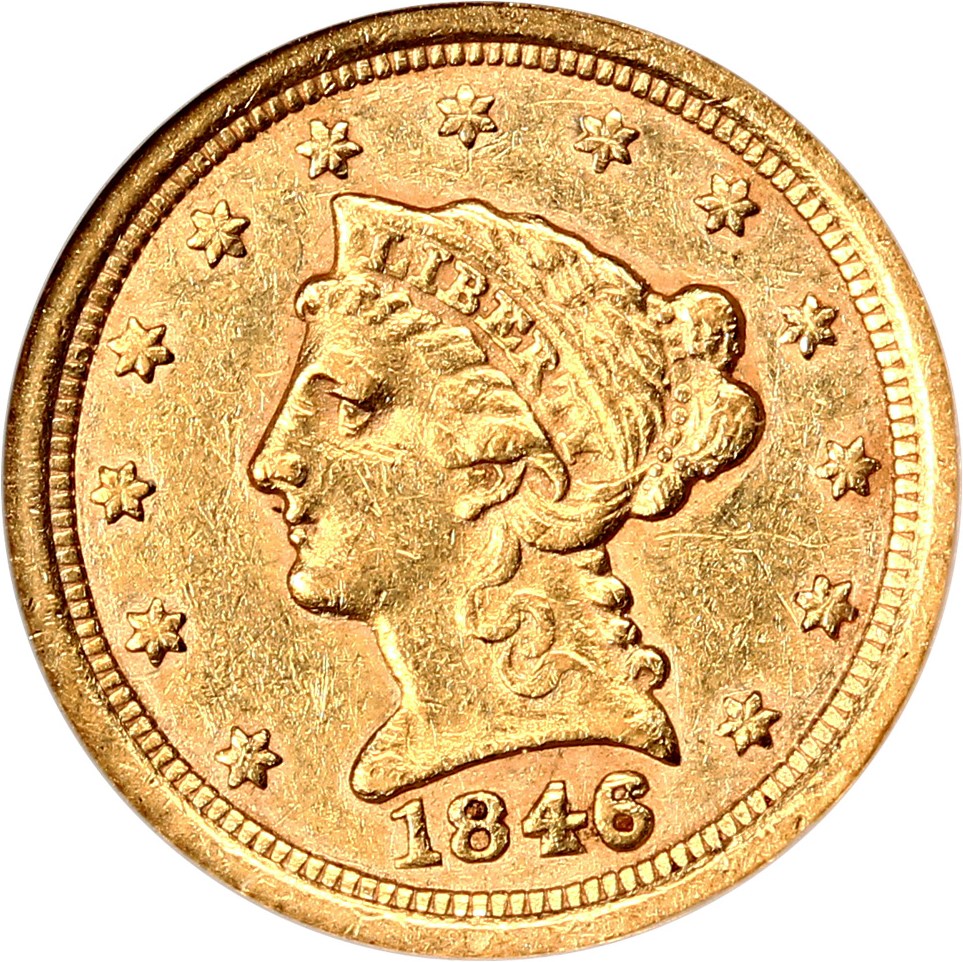 image for: 1846-O 2 1/2 NGC XF45 (OH)