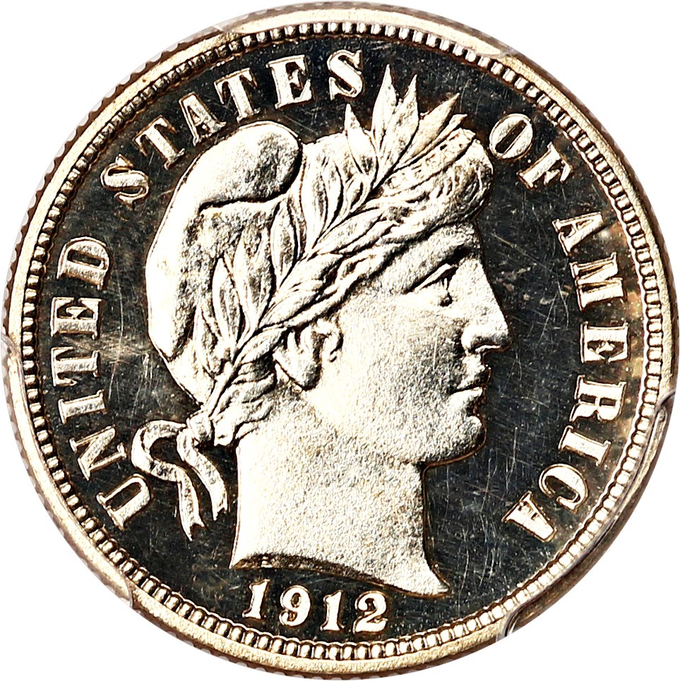 image for: 1912 10c PCGS Proof 64 CAM