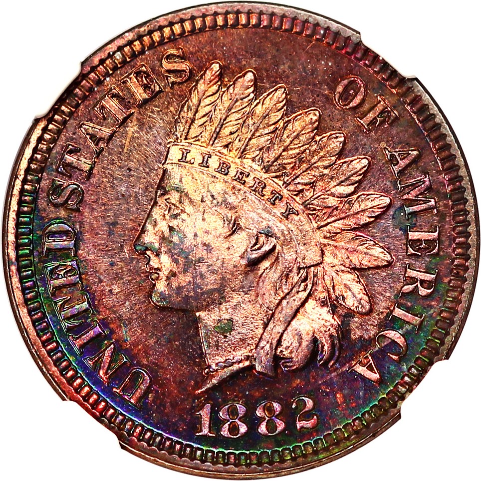 image for: 1882 1c NGC Proof 62 RB