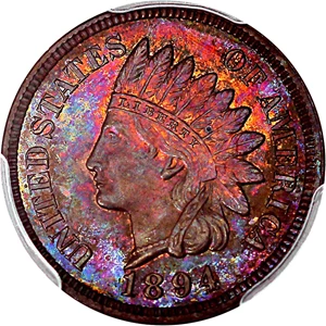 image for: 1894 1c PCGS Proof 63 BN
