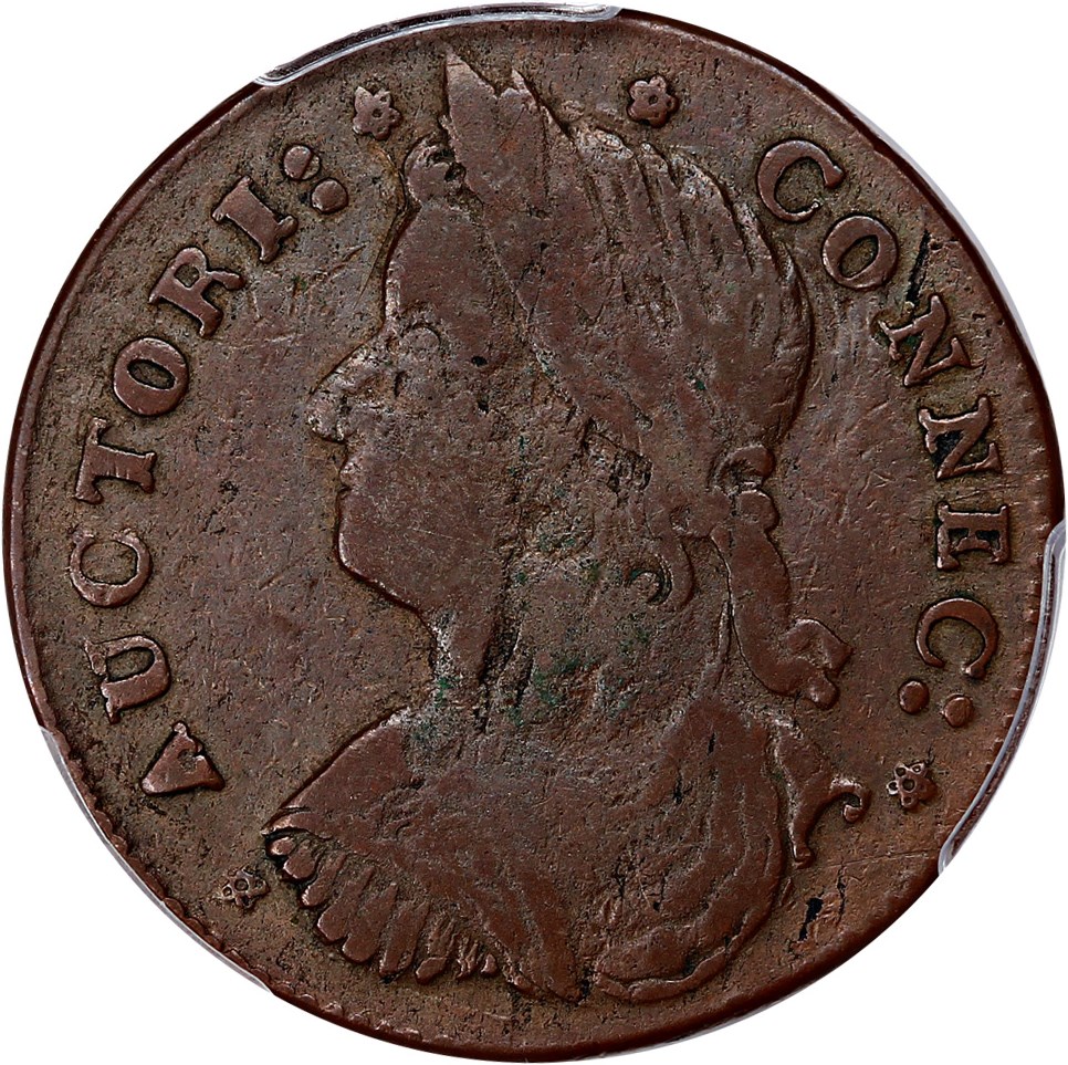 image for: 1787 Connecticut PCGS/CAC VF30 (Draped Bust Left)