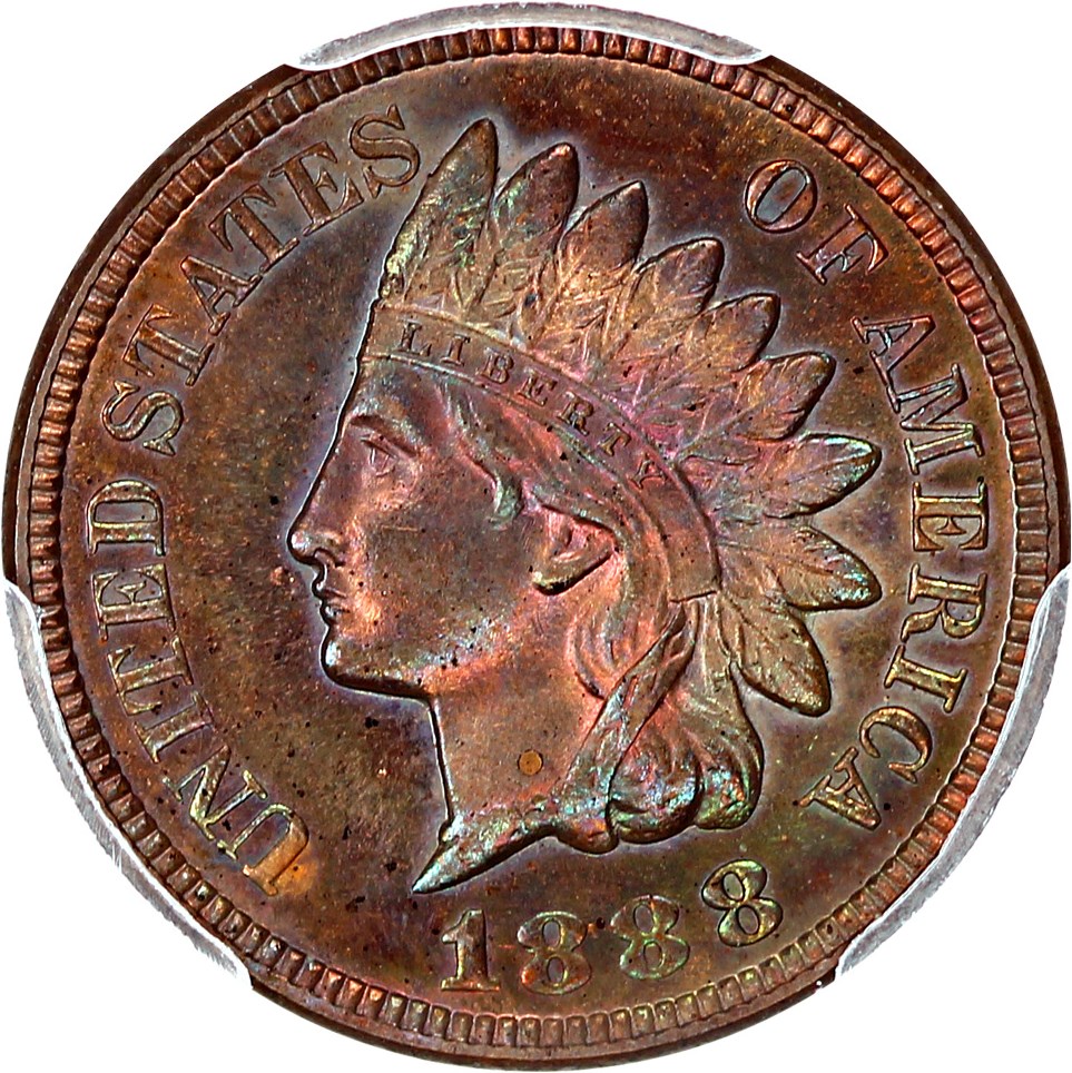 image for: 1888 1c PCGS Proof 63 BN