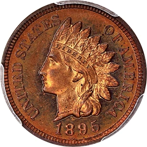 image for: 1895 1c PCGS Proof 64 RB