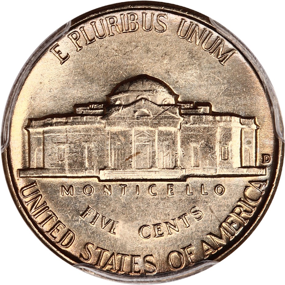 image for: 1955-D 5c PCGS MS64 FS