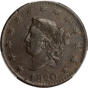 image for: 1820/19 1c PCGS AU50