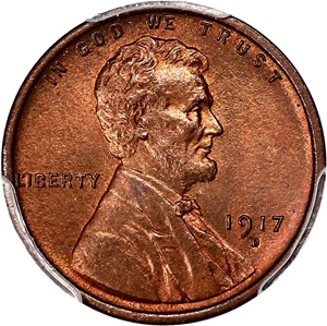 image for: 1917-D 1c PCGS/CAC MS66 RB