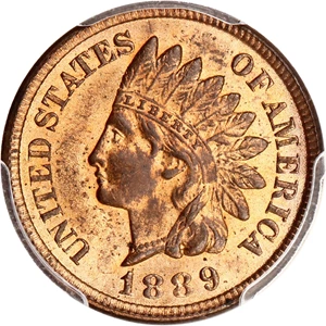 image for: 1889 1c PCGS MS64 RB