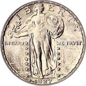 image for: 1927-S 25c PCGS MS63 FH