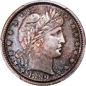 image for: 1899 25c PCGS Proof 63
