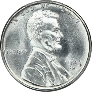 image for: 1943-S 1c PCGS/CAC MS68