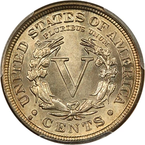 image for: 1912-S 5c PCGS MS66