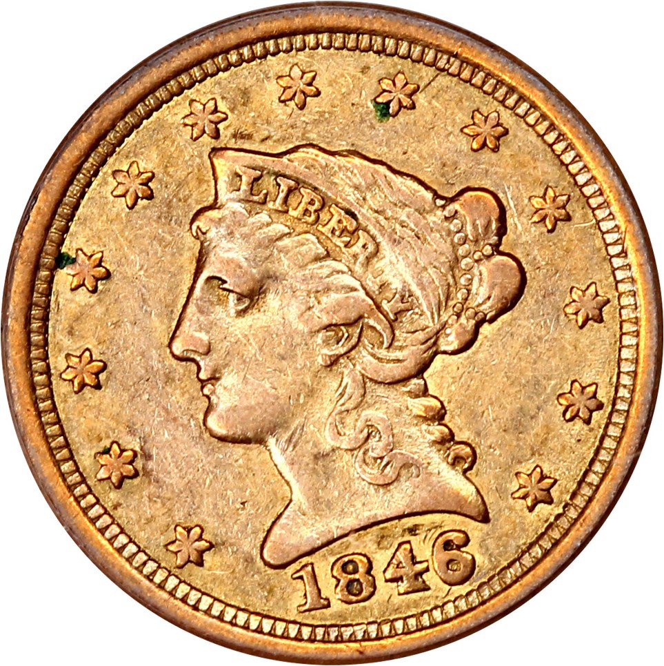 image for: 1846-O 2 1/2 PCGS VF20 (OGH)