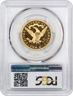 image for: 1895 $10 PCGS/CAC Proof 64 DCAM