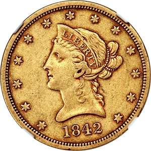 image for: 1842 $10 NGC XF40 (Large Date)