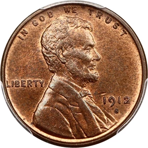 image for: 1912-S 1c PCGS/CAC MS64 RB