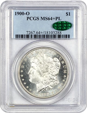 image for: 1900-O $1 PCGS/CAC MS64+ PL