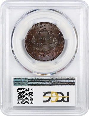 image for: 1822 1c PCGS/CAC MS65 BN
