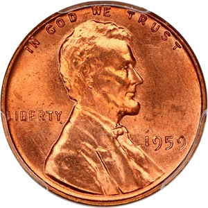 image for: 1959 1c PCGS MS66 RD