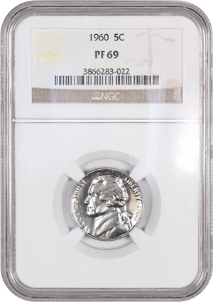 image for: 1960 5c NGC Proof 69