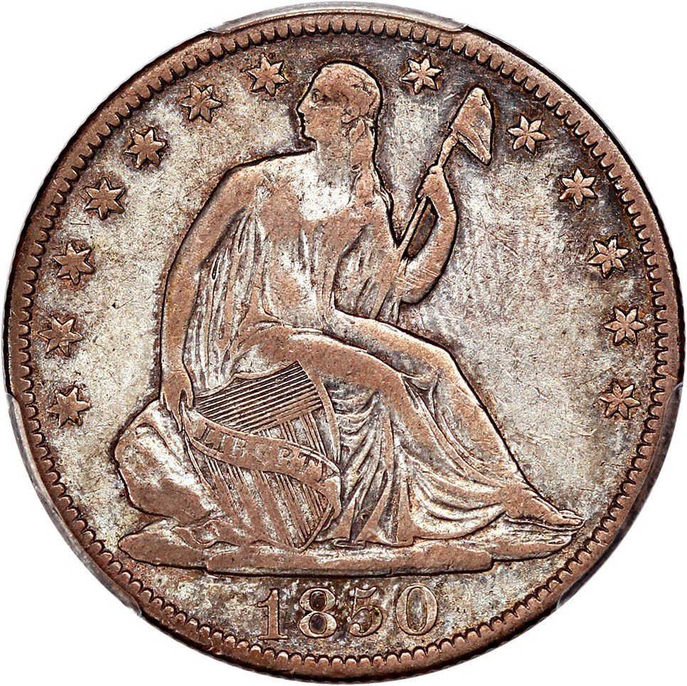 image for: 1850-O 50c PCGS VF25