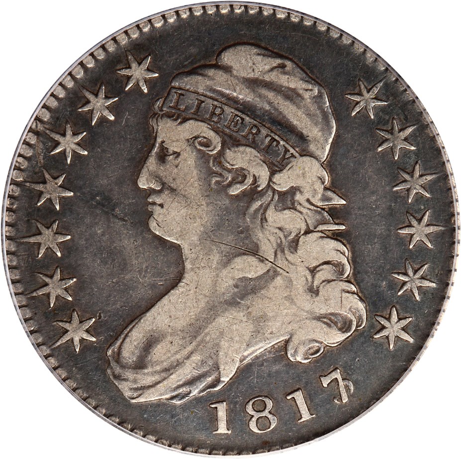 image for: 1817/3 50c PCGS/CAC F15 (O-101a)